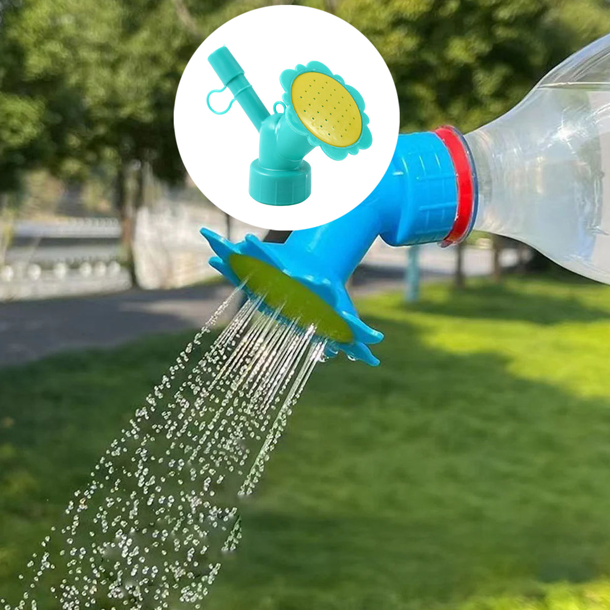 Universal Plastic Water Bottle Sprinkler Head Nozzle (1 Pc)