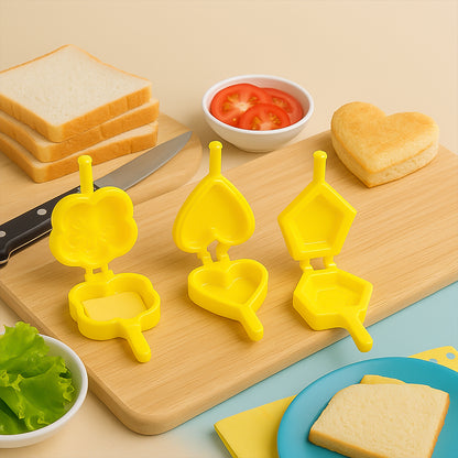 Plastic Cookie Cutter Mould Set (6 Pc)