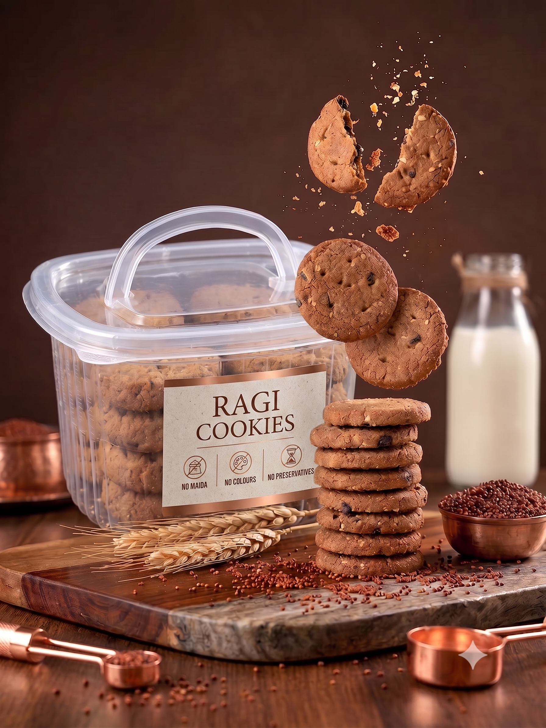 Ragi  Millet Cookies 160g (Pack of 2)