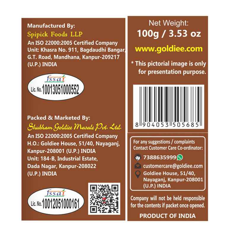 Goldiee Biryani Pulav Masala 100 g