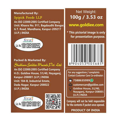 Goldiee Biryani Pulav Masala 100 g