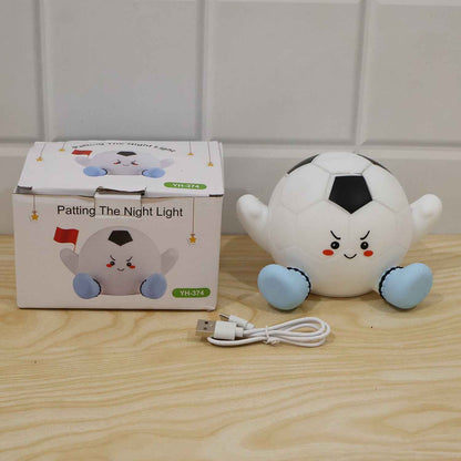 Silicone Soccer Ball Pat Night Light (1 Pc)