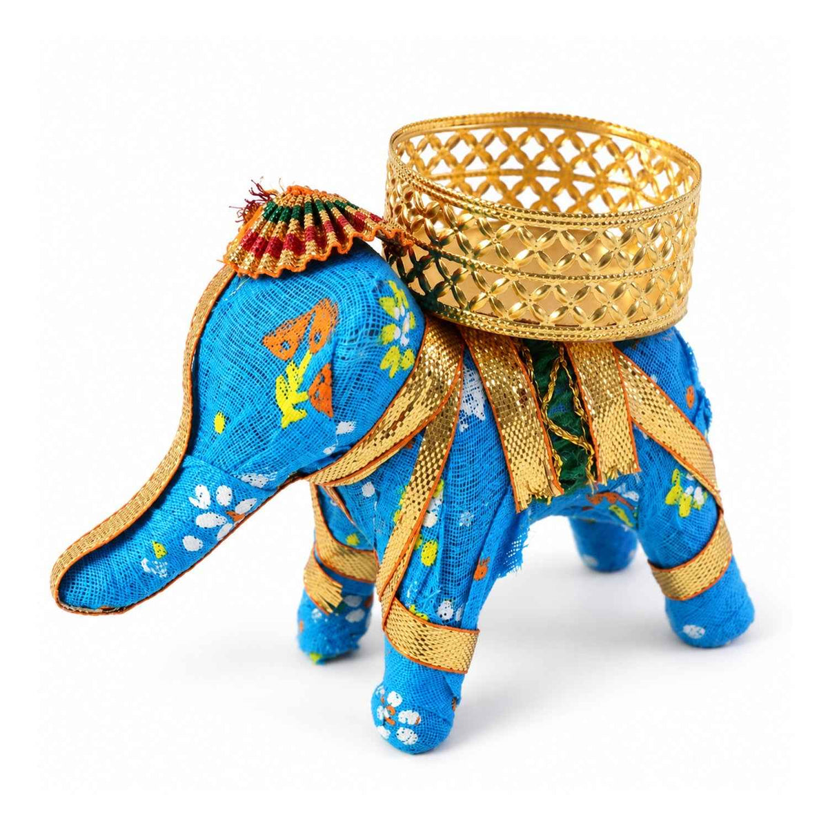 Decorative Elephant Tealight Candle Holder For Festive Home And Table Decor (1 Pc)