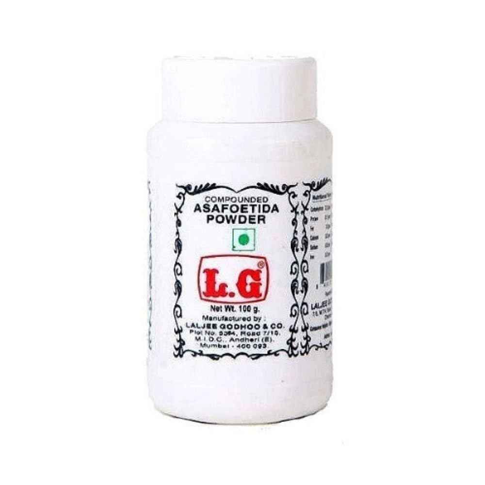 LG LALJEE GODHOO & CO. Asafoetida Powder, 50 G Or 50 G+10 G (Weight May Vary).