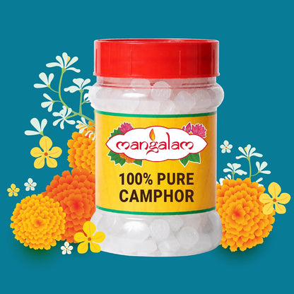MANGALAM Camphor Tablet 100g Jar