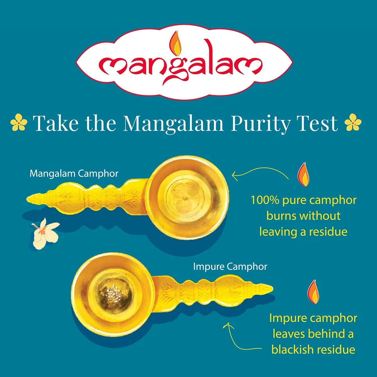 MANGALAM Camphor Tablet 100g Jar