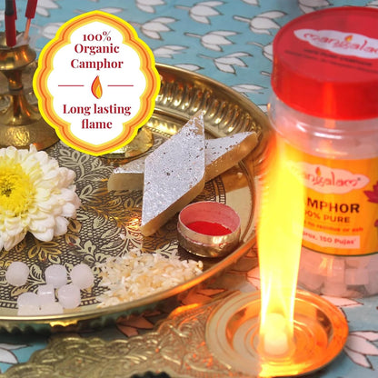 MANGALAM Camphor Tablet 100g Jar