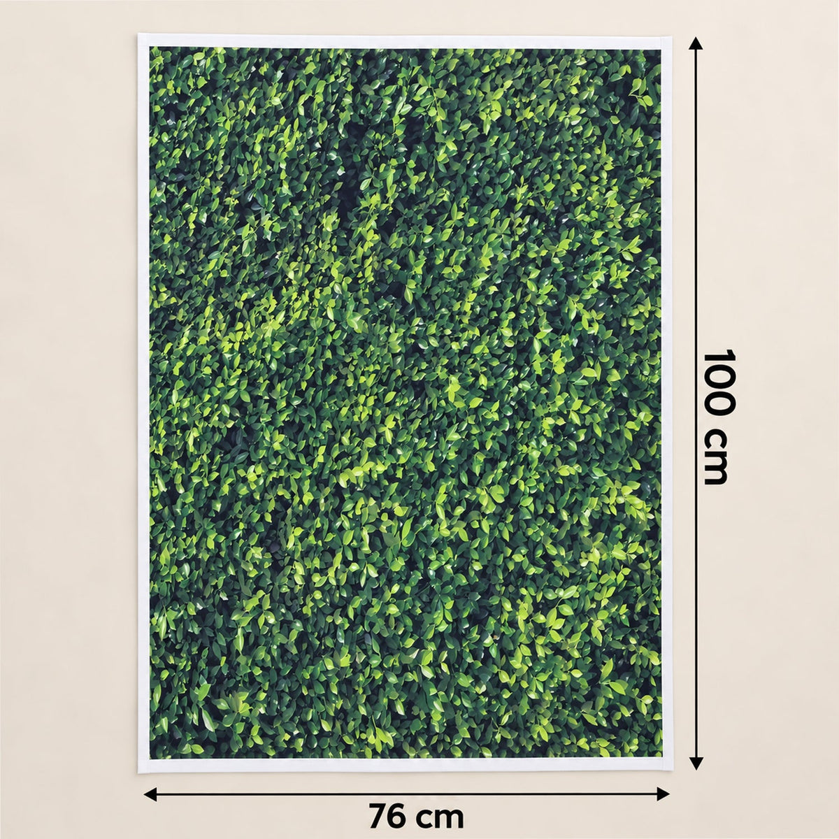 Leaf Print Photography Backdrop Cloth For Product Photos And Decor (100x75 Cm)