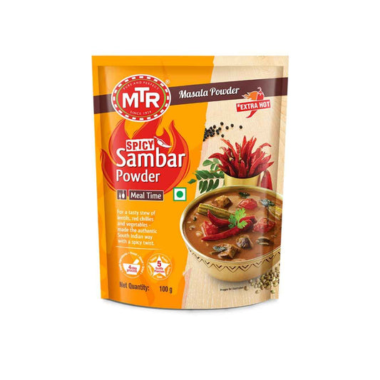 MTR Spicy Sambar Powder Authentic Sambar with a spicy twist | 100g