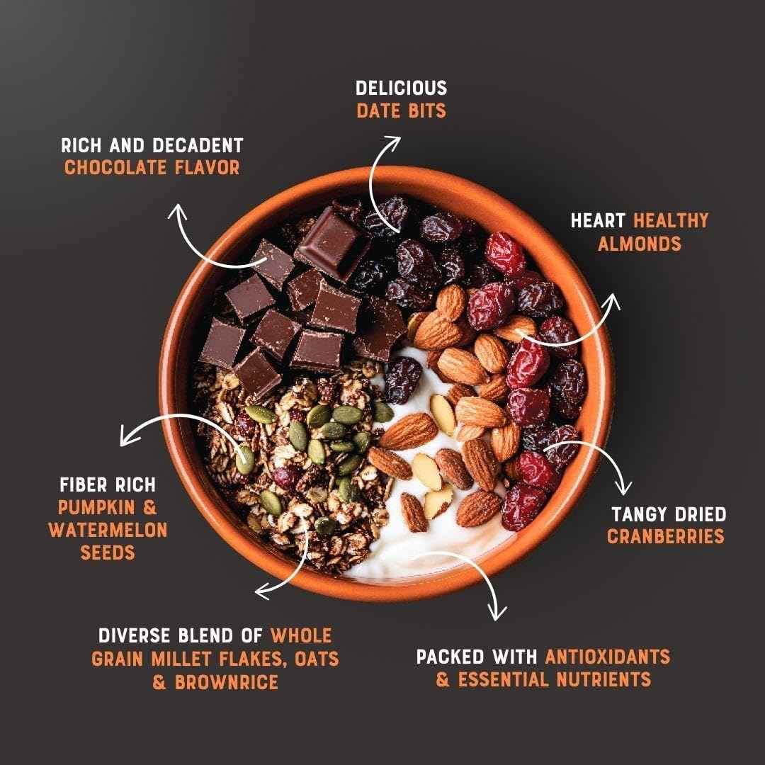 Millet Bank Chocolate Millet Muesli 350 gms