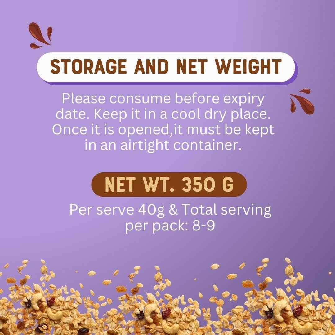 Millet Bank Chocolate Millet Muesli 350 gms