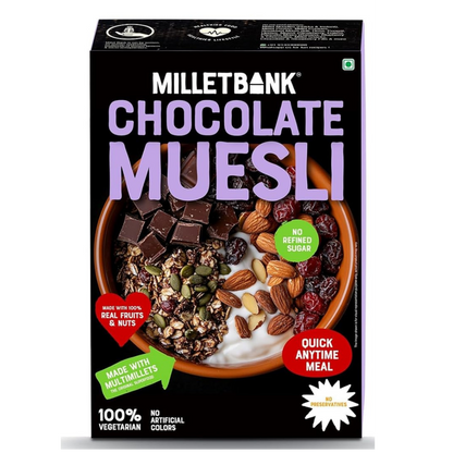 Millet Bank Chocolate Millet Muesli 350 gms