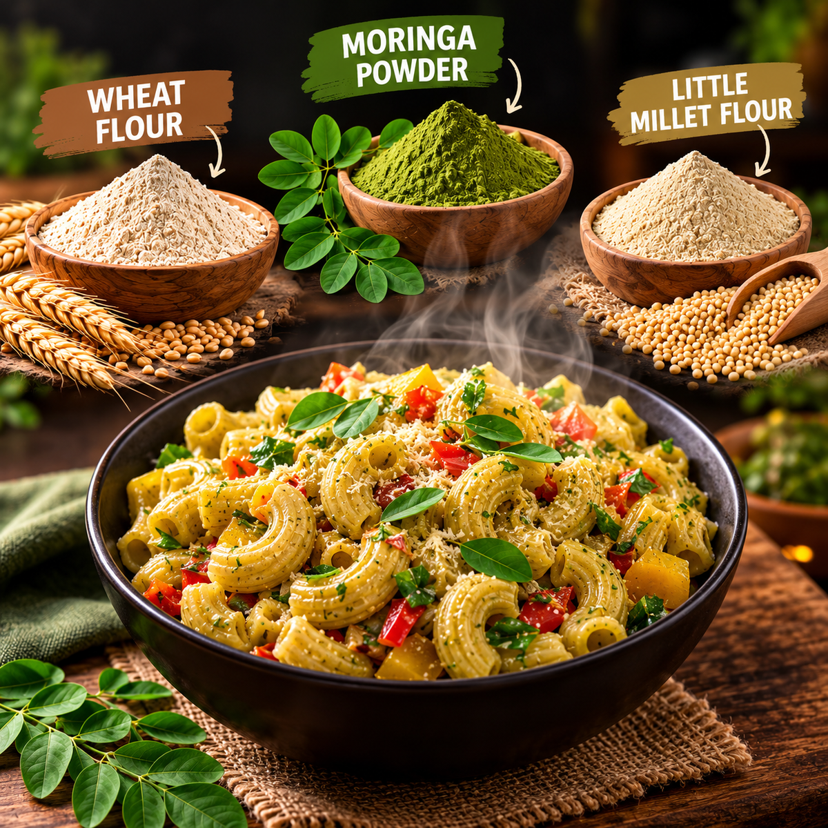 Moringa Millet Pasta | Cook in 10 Minutes | Delicious & Convenient Pasta | 175g