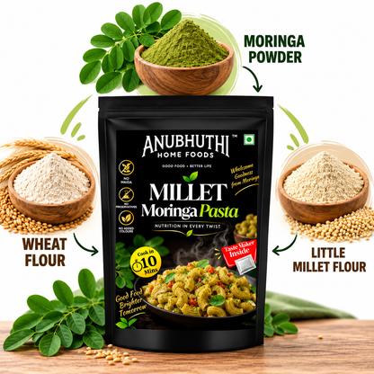 Moringa Millet Pasta | Cook in 10 Minutes | Delicious & Convenient Pasta | 175g