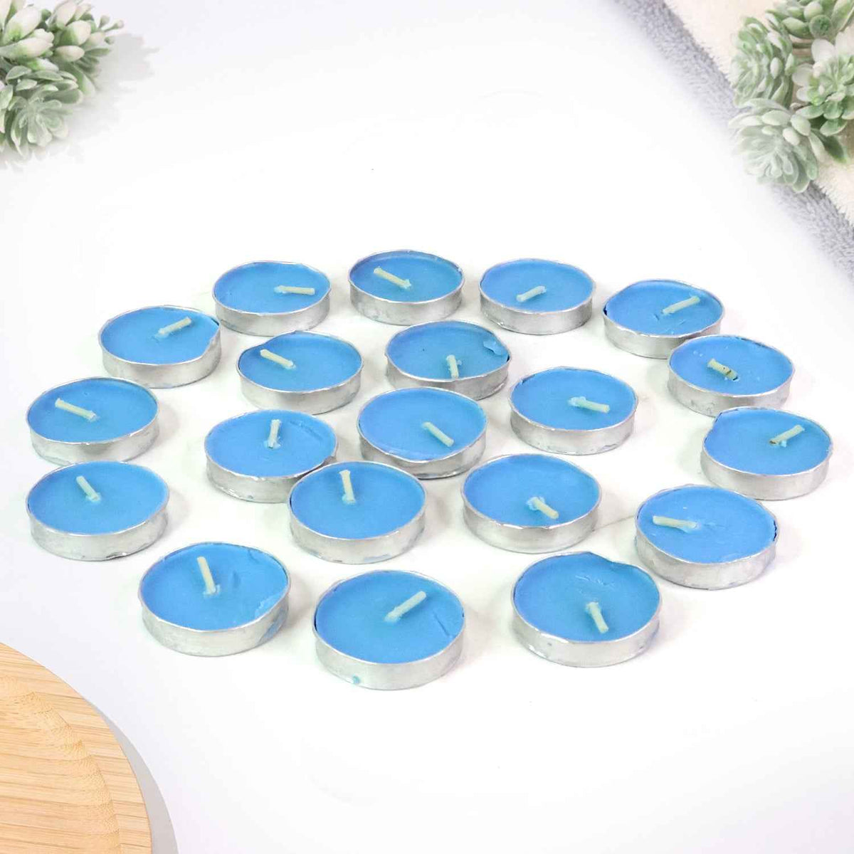 Multicolor Tea Light Candles - (20 Pc)
