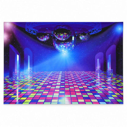 Disco Dance Floor Print Backdrop Curtain For Birthday Party Photos (150x100 Cm)