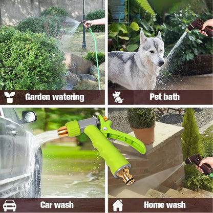 7525 Water Spray Nozzle Hose Sprayer High Pressure Long Range Zinc Alloy Rotatable For Gardening Spray Adjustable High Pressure Car Washer Washing Water Spray Gun