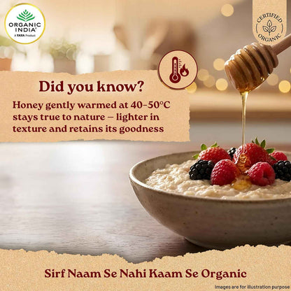 ORGANIC INDIA Himalayan Multi Floral Honey 250g, Raw & Unprocessed, Natural & Organic, Sourced From the Shivalik Range of the Himalayas, Rich in Nutrients, Antioxidants