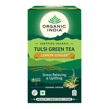 Organic India Lemon Ginger 25 tea bags