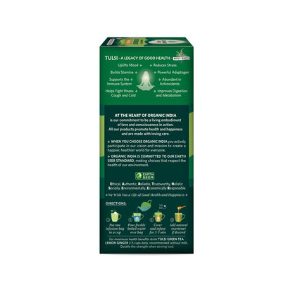 Organic India Lemon Ginger 25 tea bags