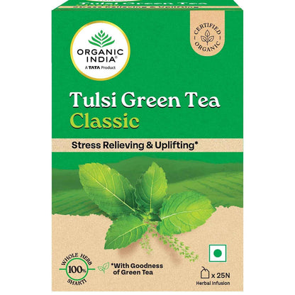 Organic India Tulsi Green Tea Classic - 25 Tea