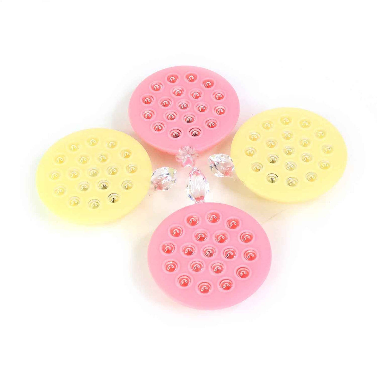Set Of 4 Lotus Canopy Led Decorative Lamps