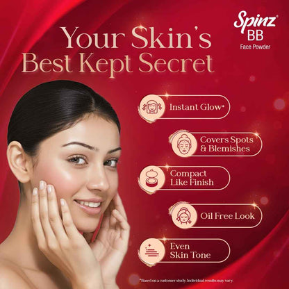 Spinz BB Brightening & Beauty Face Talc for Instant Brightness 70 gm