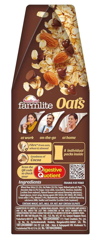 Sunfeast Farmlite Oats with Chocolate, 150grams