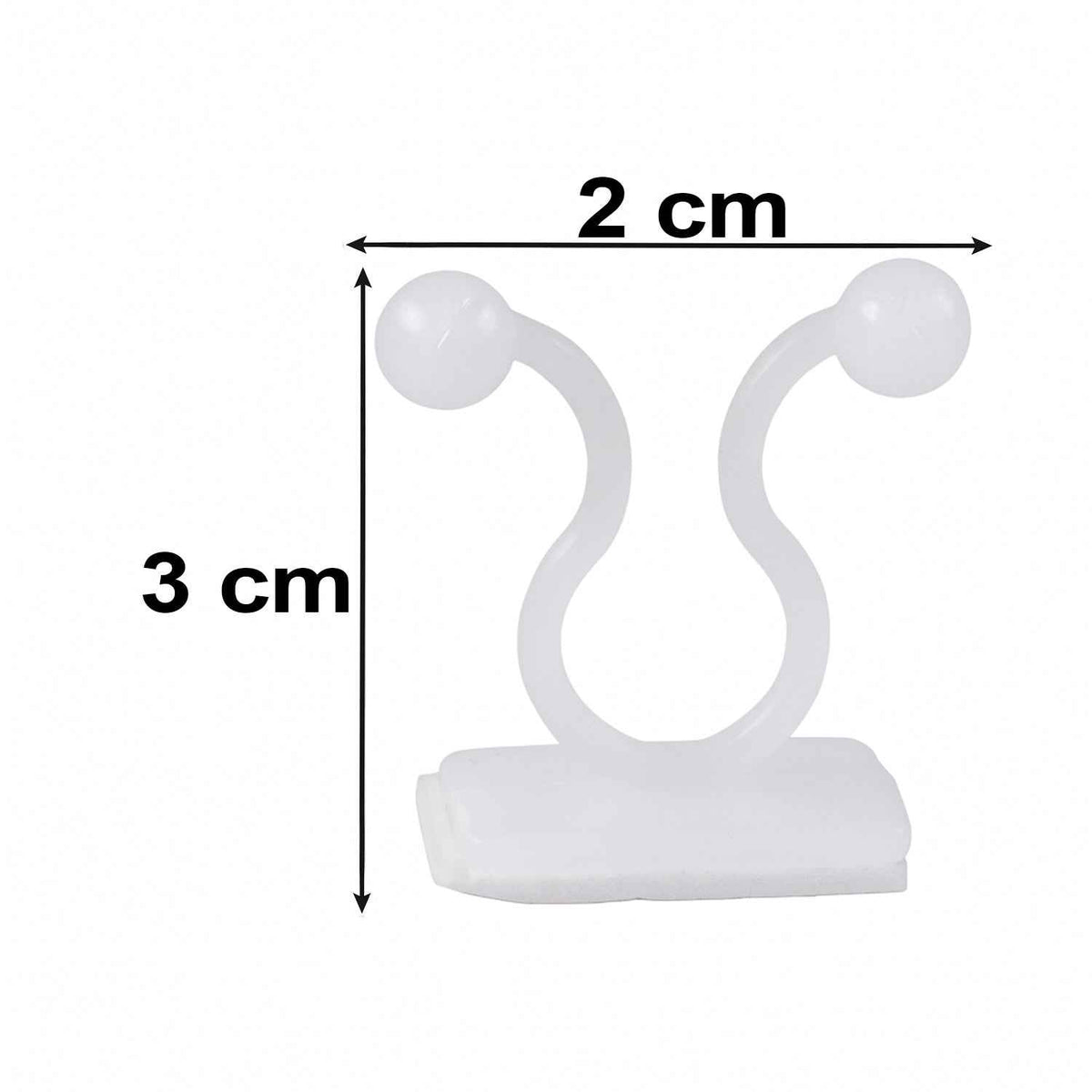 Plastic Self Adhesive Plant Hooks For Climbing Plant Vines And Stems (10 Pieces)