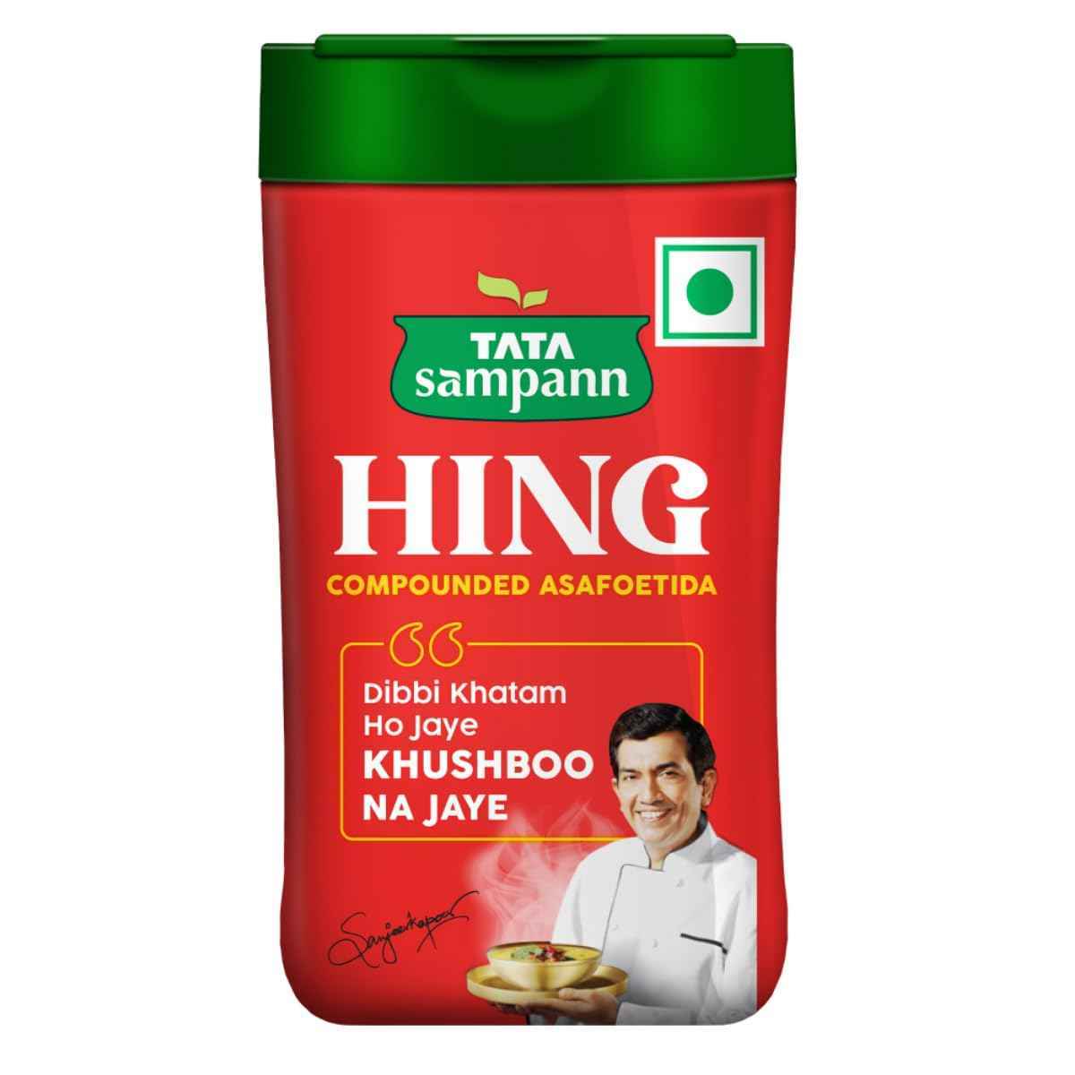 Tata Sampann Hing, Compounded Asafoetida (Bandhani Hing), 50g (Pack of 2)