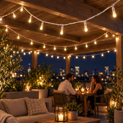 Warm White Decorative Led String Light With Two Pin Plug (1 Pc Approx. 10 Mtr)
