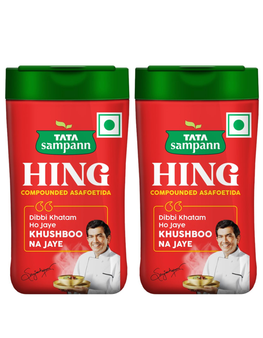Tata Sampann Hing, Compounded Asafoetida (Bandhani Hing), 50g (Pack of 2)