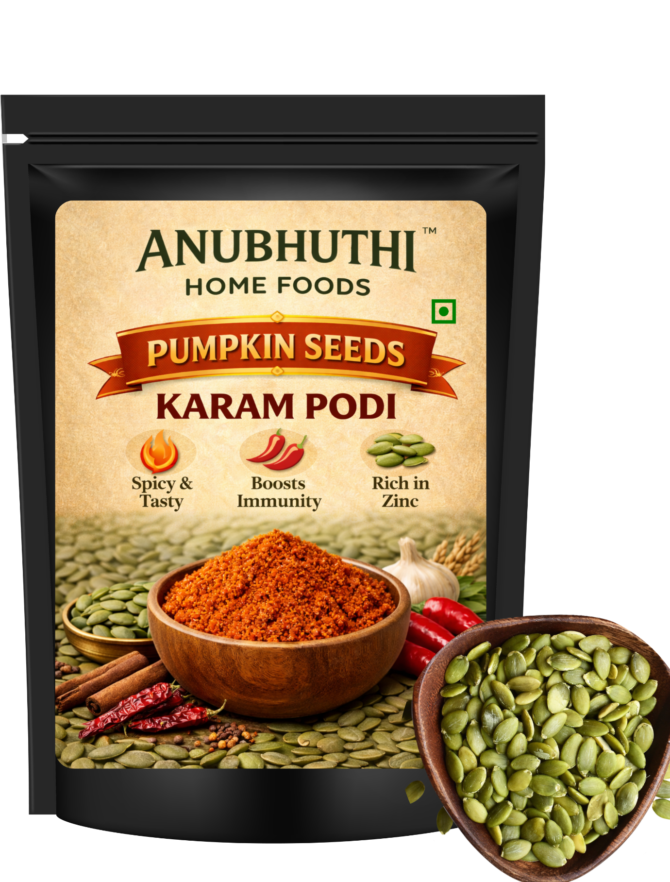 Pumpkin Seed  Karam Podi 100g