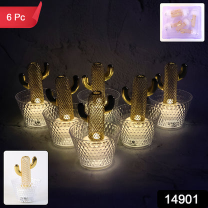Led Flameless Decorative Candles (6 Pc)