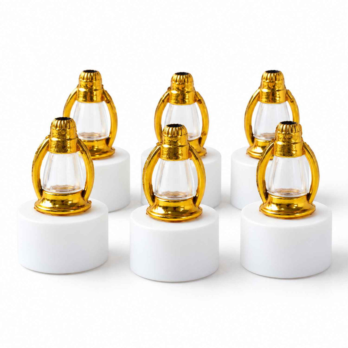 Mini Lantern Led Decorative Candle Lamps For Festive Home Decor (6 Pc Set)