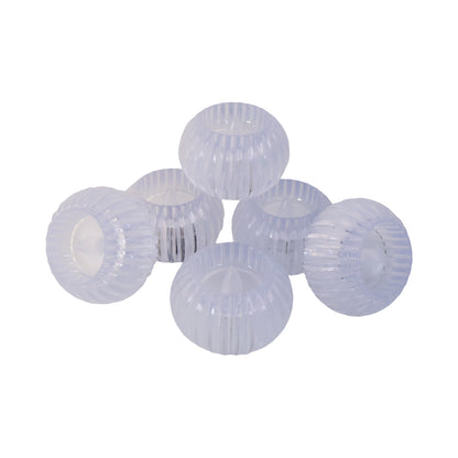 Crystal Design Led Flameless Tealight Candles (6 Pc)