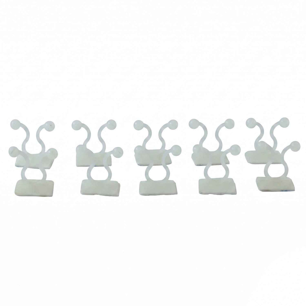 Plastic Self Adhesive Plant Hooks For Climbing Plant Vines And Stems (10 Pieces)