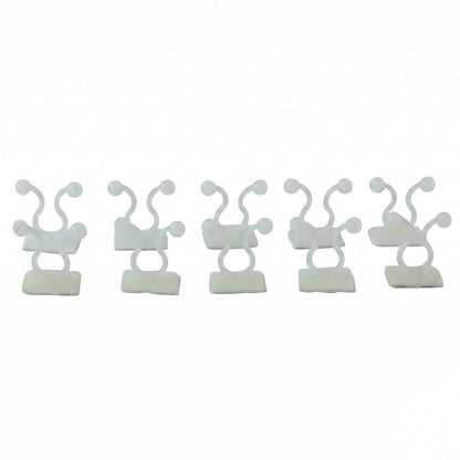 Plastic Self Adhesive Plant Hooks For Climbing Plant Vines And Stems (10 Pieces)