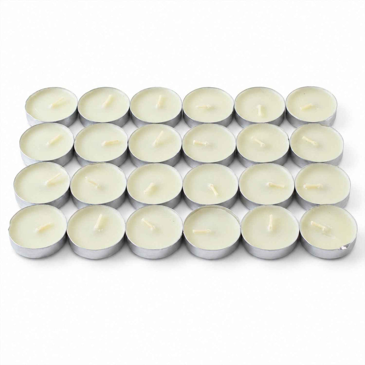 Decorative Wax Tealight Candles For Home Party And Wedding Decor (24 Pc Set)