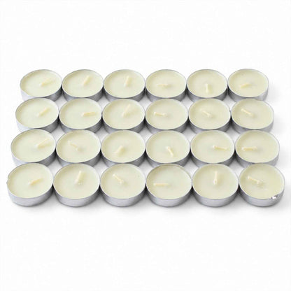 Decorative Wax Tealight Candles For Home Party And Wedding Decor (24 Pc Set)