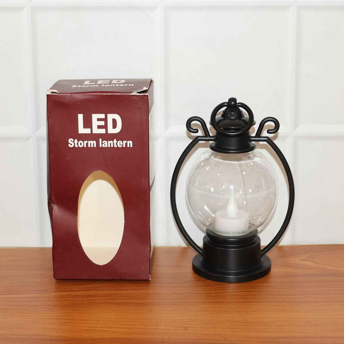 Led Storm Lantern Decorative Light (1 Pc)