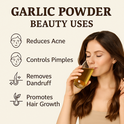 Garlic powder 200g ( No added colours, No preservatives, and No artificial flavours )