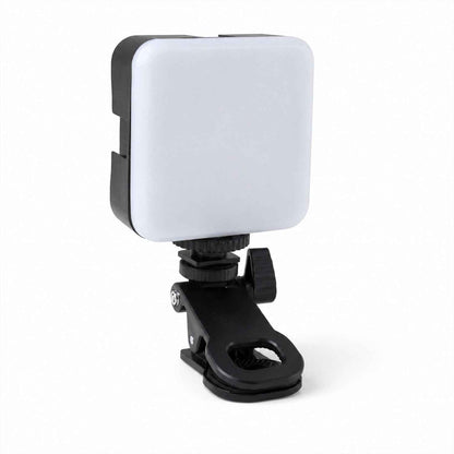 Portable Rechargeable Rgb Camera Led Light With Clip Mount For Content Creation