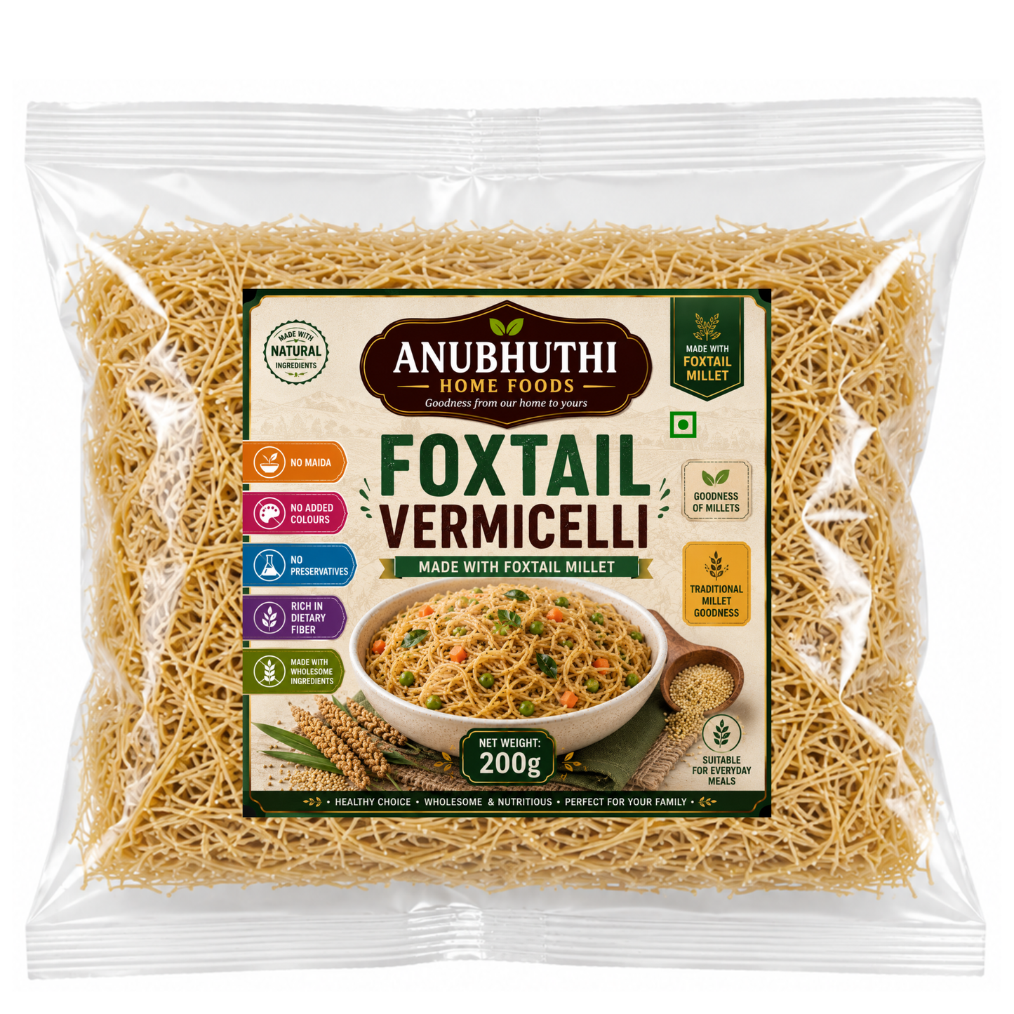 Foxtail Millet Vermicelli 200G (Pack of 2)