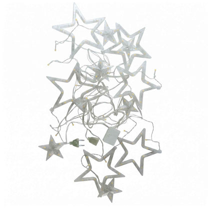 White Star Led String Light Set Warm Fairy Lights For Decoration (1 Set)