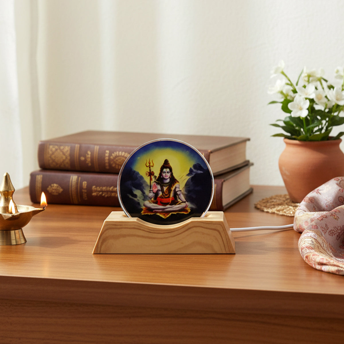 3d Creative Lord Shiva Led Night Lamp (1 Pc)