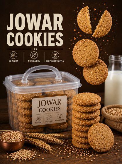 Sorghum (Jowar) Millet Cookies 160g (Pack of 2)