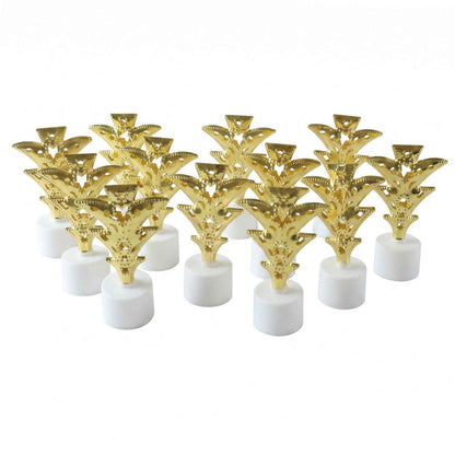 Golden Christmas Tree Led Tealight Candles For Home And Festive Decor (12 Pc Set)