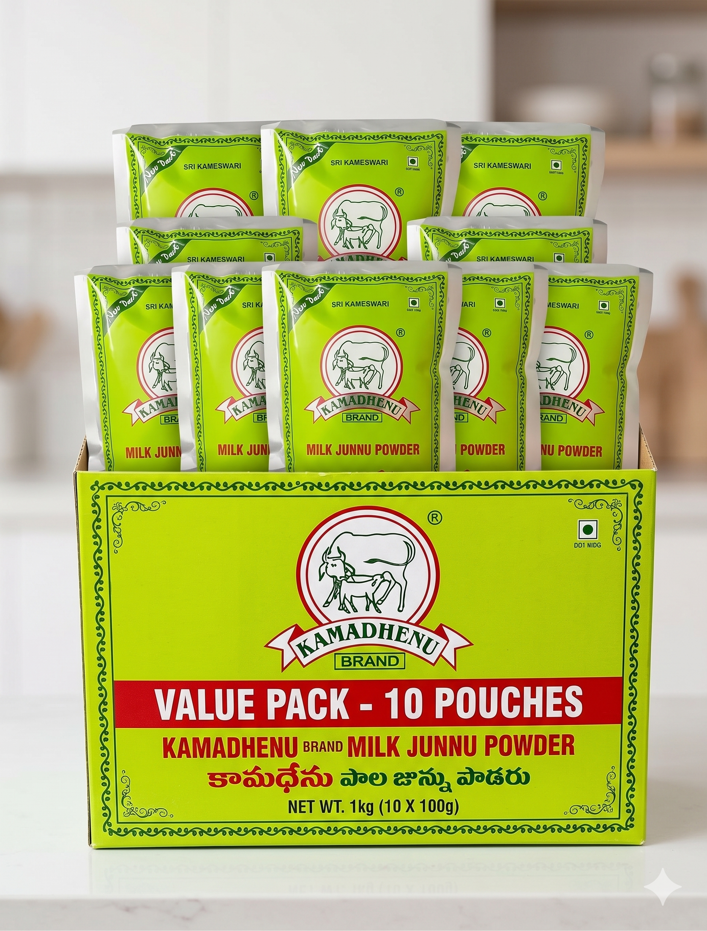 Kamadhenu Junnu Powder 100g (Pack of 10)