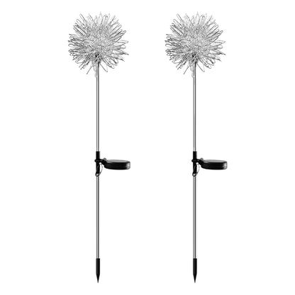 Solar Powered Dandelion Garden Lights (2 Pc)